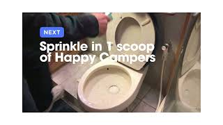 How to Use Happy Campers Holding Tank Treatment for RVs to Stop Bad Odors