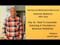 How To Automate Selecting A Checkbox In Selenium Webdriver