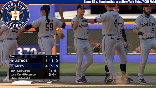 MLB The Show 24 | Houston Astros at New York Mets | Game 83