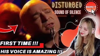 FIRST TIME REACTING to DISTURBED - THE SOUND OF SILENCE (Live Version on Conan)