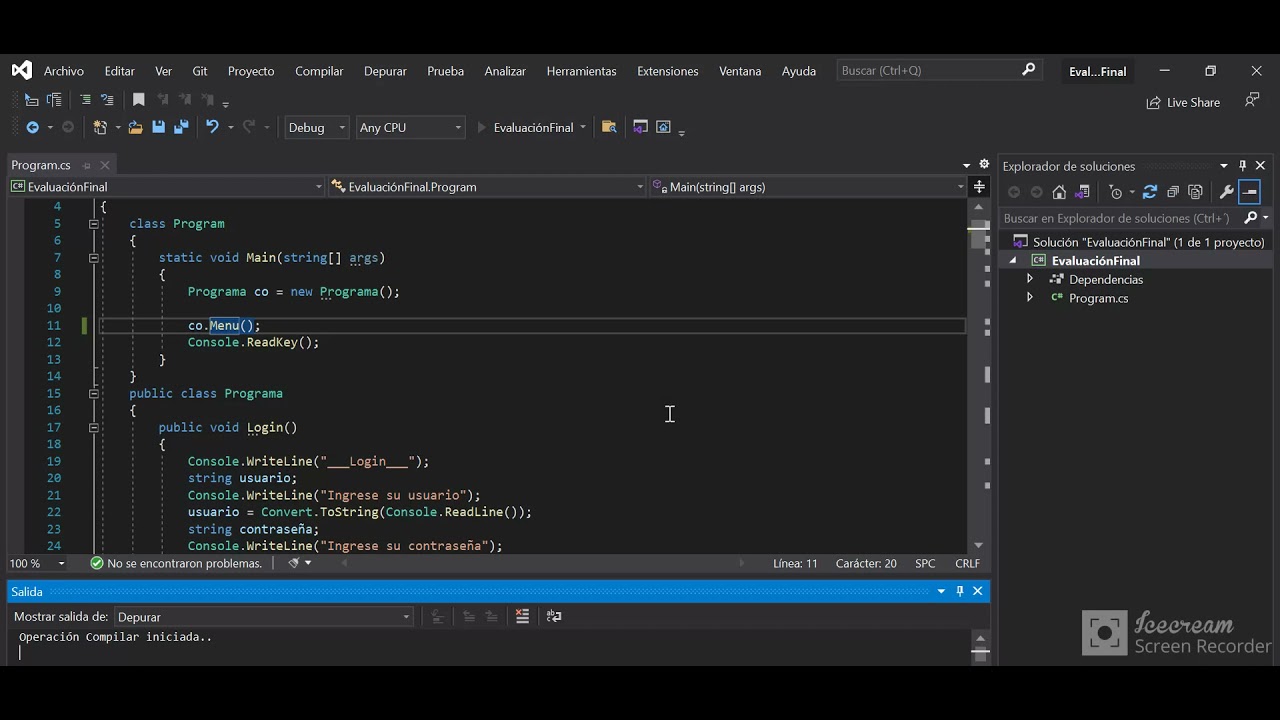 Cómo Compilar Un Programa En Visual Studio💻 - YouTube