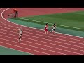 20160312　第20回春季記録会　男子100ｍ　18組