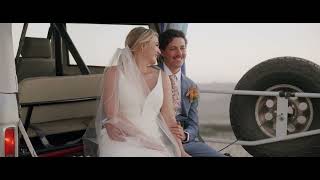 Epic Desert Wedding Featuring a White Bronco | Boho Love Story in the Dunes