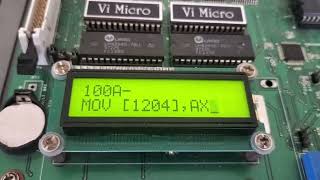 Execution of 16 bit Addition program using 8086 kit #8086microprocessor #ALP @shakunthalamasi
