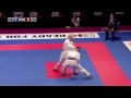 nicola bartha vs helena kuusisto. 48th european karate championships. bronze medal kumite 68kg