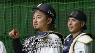 オリックスバファローズ　森友哉　応援歌　DEEP RED前奏リメイクver.