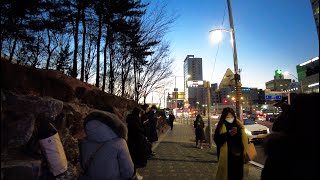 【4K Last 2020】Seoul Evening Walk - Meokgol to Seokgye (Sunset, 31. Dec. 2020) (EP.68)