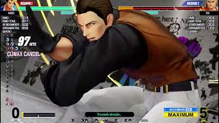 KOFXV - ROBERT GARCIA MESSIN' ON STUN TO MAX HITS... 117 HIT COMBO!