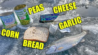 Trout Baits In Your Kitchen! (Corn, Peas, Garlic, Cheese, \u0026 Bread)