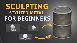 Sculpting a Stylized Metal with Zbrush for Beginners