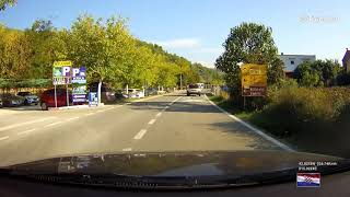 Driving from Skradin to Dubravice ( Šibenik-Knin County )