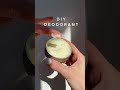 DIY DEODORANT