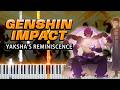Yaksha's Reminiscence (Genshin Impact) 【 PIANO TUTORIAL 】