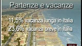 TG 07.08.10 Censis, ecco il profilo del vacanziere nostrano