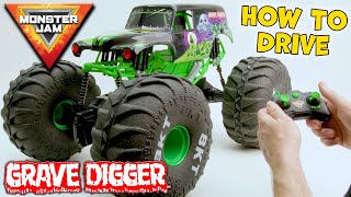 Grave Digger Monster Jam RC Trucks, Toys & Playsets ☠️ How To Set Up, Assemble and Stunt!