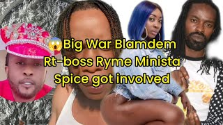 Blamdem And Rt-boss Big War Live On Tiktok Ryme Minista Spice kingdonia Got Involved