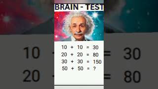 BRAIN-TEST||IQ test||Math puzzle #shorts #viral