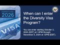 Diversity Visa Program 2026