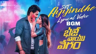 Bhaje vayi vegam movie set ayyindhe song bgm# Karthik new movie songs, suspense,climax bgm videos