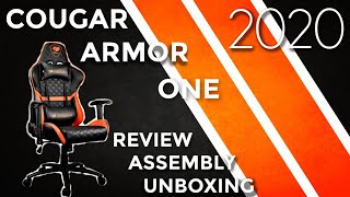 COUGAR ARMOR ONE GAMING CHAIR: unboxing assembly and review! STEP BY STEP HOW TO...2020