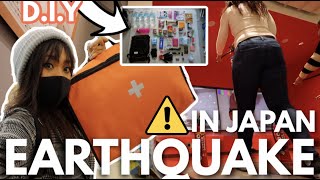 THE EARTHQUAKE SHOOK ME TO PREPARE FOR EMERGENCIES |D.I.Y EMERGENCY KIT|JAPAN VLOG#85