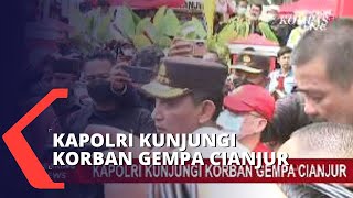 Kapolri Jenderal Listyo Sigit Kunjungi Langsung Korban Gempa Cianjur