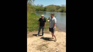 Chuck Hogland and Randy Gholson's Cold water challenge.