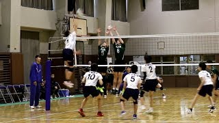 【大阪高校男子バレー】関西大倉vs大商学園 春季１部 第１セット 2019.4.14  Osaka Japan high school Men's volleyball