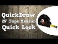 QuickDraw Precision Measuring Self Marking 25' Tape Measure Quick Look