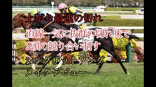 2022年10月22日（土）阪神5R 2歳新馬レース映像