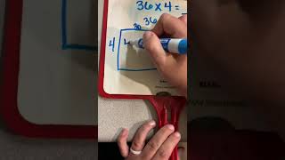 multiplying 2 digit by 1 digit numbers using the array method