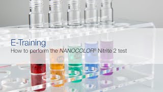 How to perform NANOCOLOR® Nitrite tube tests