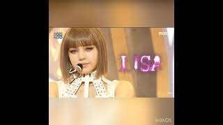 LISA performing “LALISA” at MBC 210925 #blackpink