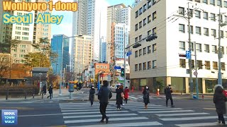 【4K】 Walk Seoul Korea - 서울 원효로1동 골목 걷기 (원효로동) | Wonhyoro 1-dong Alleys [용산구2 | Yongsan-gu2] 16(2)-22