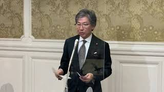 2021年3月10日　安住国対委員長　自民党森山国対委員長との会談後ぶら下がり