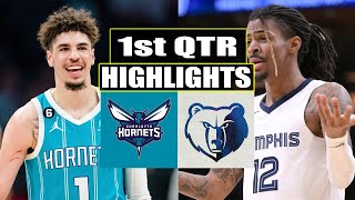 Charlotte Hornets VS Memphis Grizzlies 1st Qtr Feb 10, 2024 Highlights | NBA Season