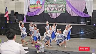 Ntxhais Tshav Ntuj | Junior Dance Comp Rnd 1 | Stockton Hmong New Year 2024-2025 |