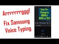 EASY FIX: Change Voice to Text from Samsung to Google Voice to Text