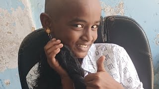 head shave for health ☺☺ ||kikee little princess|| #youtubevideos #headshave