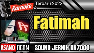 Fatimah - Gafur Syah || Karaoke Dangdut Minang