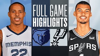 GRIZZLIES at SPURS | FULL GAME HIGHLIGHTS | November 18, 2023