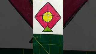 Kite drawing easy | How to draw a Kite | start easy drawing #shorts