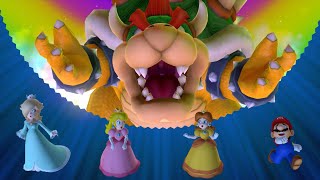 Mario Party 10 - Rosalina vs Peach vs Daisy vs Mario vs Bowser - All Boards