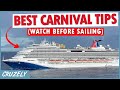 The 11 BEST Carnival Cruise Tips You Have to Know