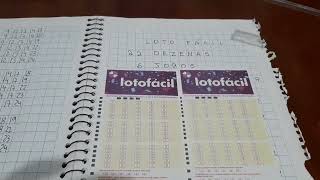 COMO GANHAR NA LOTO FÁCIL  TABELA  22 DEZENAS