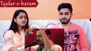 INDIANS react to Tajdar-e-haram| Atif Aslam| Coke Studio S08E01