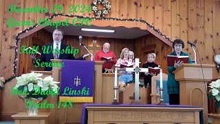 20241229 - Full Worship Service and sermon from Psalm 148