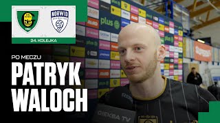 Patryk Waloch po meczu GKS  Katowice - Norwid Częstochowa 3:1 (08.02.2025)