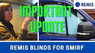 REMIS BLINDS UPDATE | VW Crafter 2021 - MAN TGE | Cab Blinds Important Update | Vlog 557