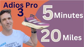 Adidas Adios Pro 3 - Did it level up to the Marathon distance? First Thoughts